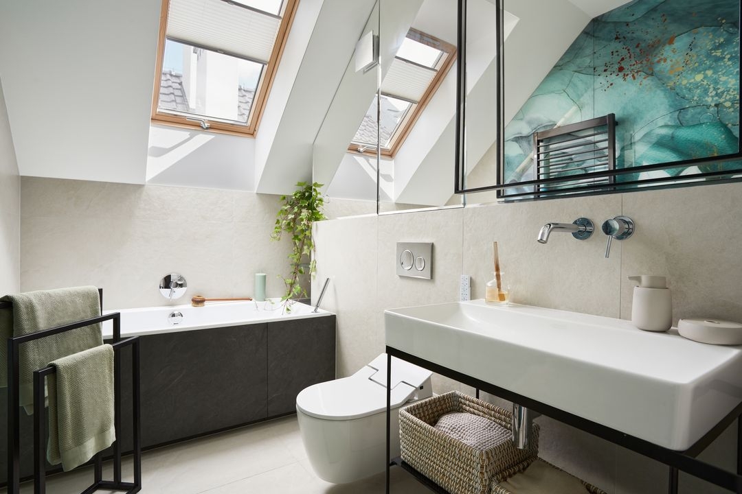 Keuken en badkamer muurverf