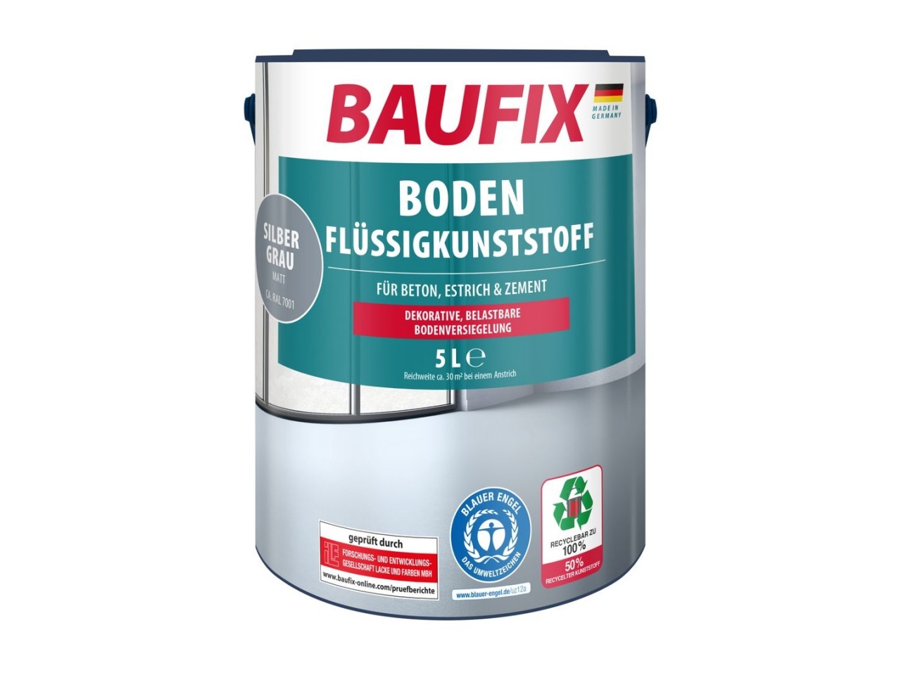 Betonvloer verf zilvergrijs 5 Liter