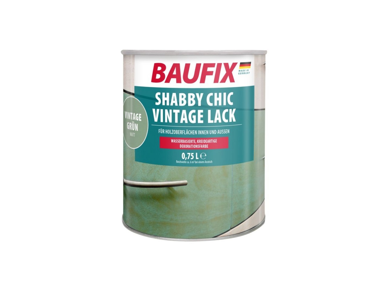 Shabby Chic Vintage lak oud groen 0,75 Liter