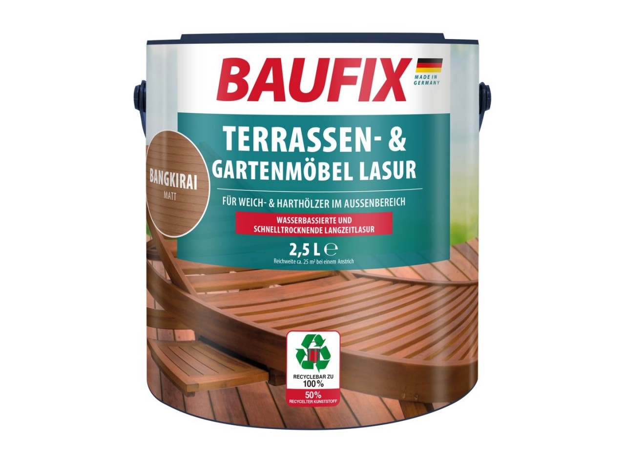 Terras en tuinmeubelbeits bangkirai 2,5 Liter