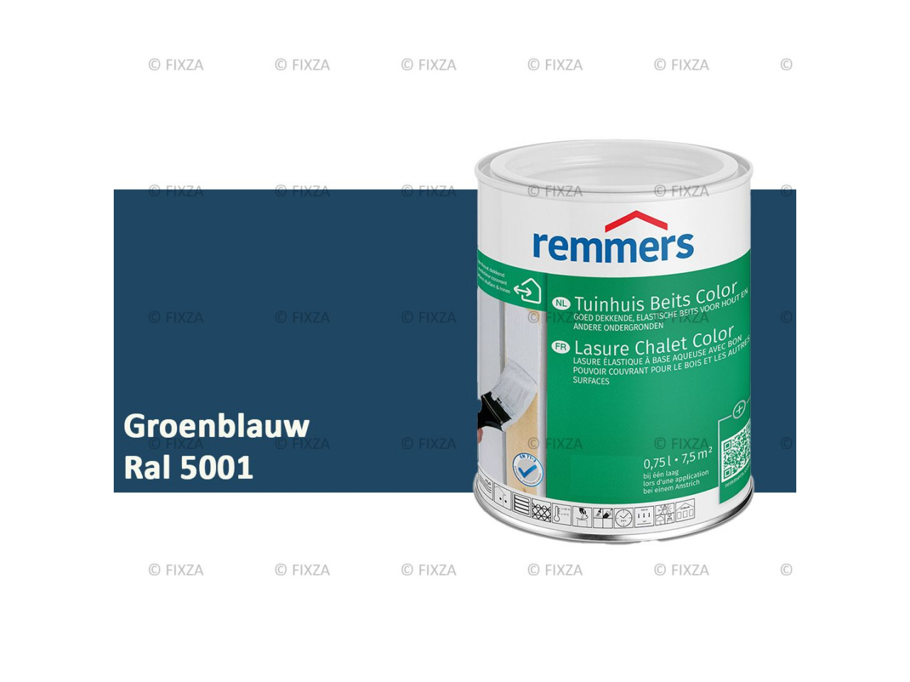 fixza-remmers-tuinhuis-beits-color-ral-5001-groenblauw-0,75liter
