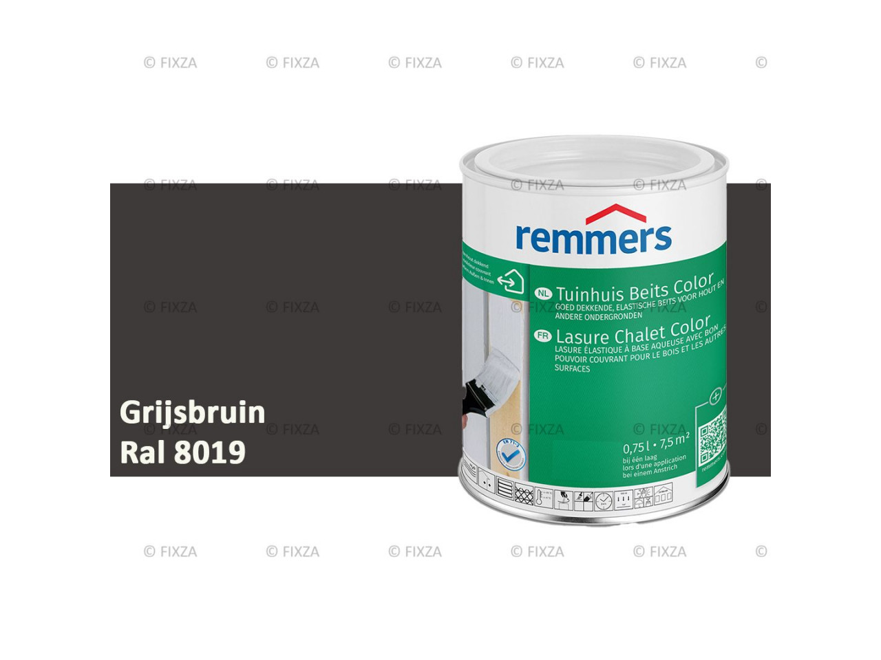 fixza-remmers-tuinhuis-beits-color-ral-8019-grijsbruin-0,75liter