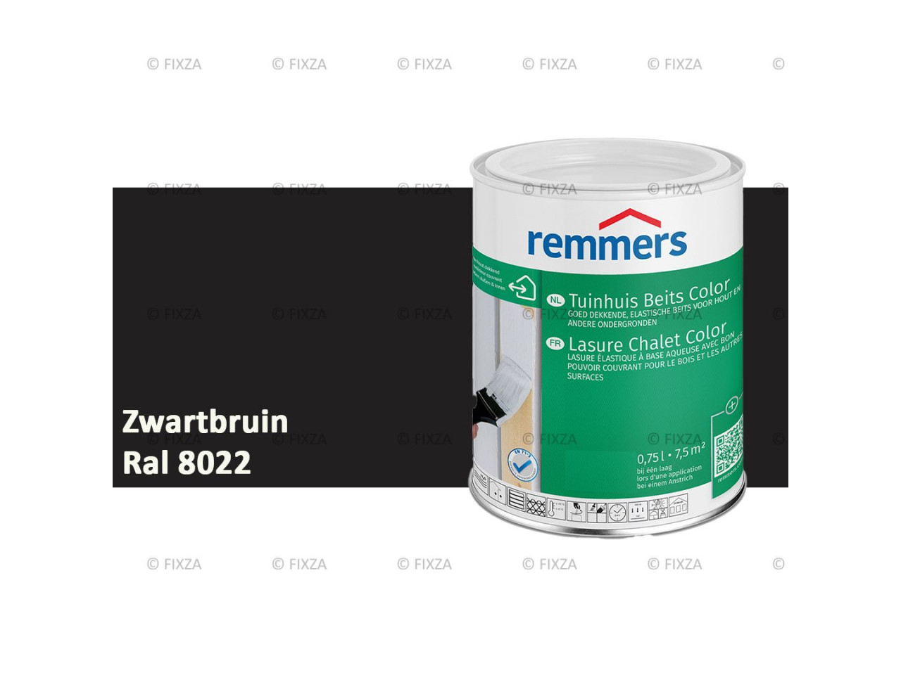 fixza-remmers-tuinhuis-beits-color-ral-8022-zwartbruin-0,75liter