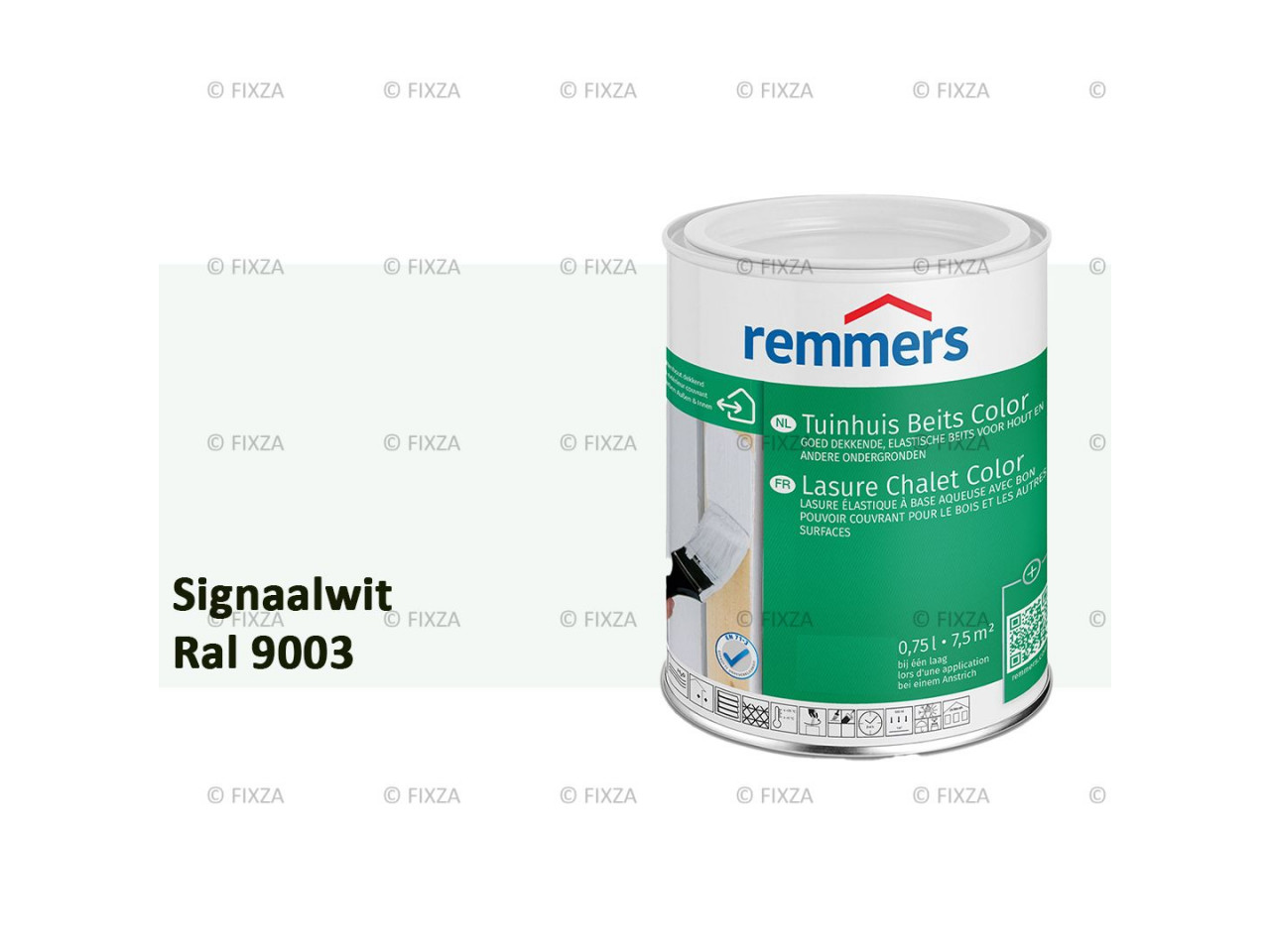 fixza-remmers-tuinhuis-beits-color-ral-9003-signaalwit-0,75liter