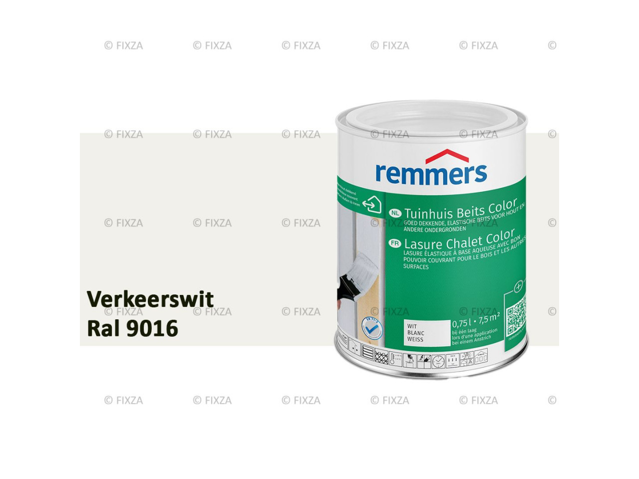 fixza-remmers-tuinhuis-beits-color-ral-9016-verkeerswit-0,75liter