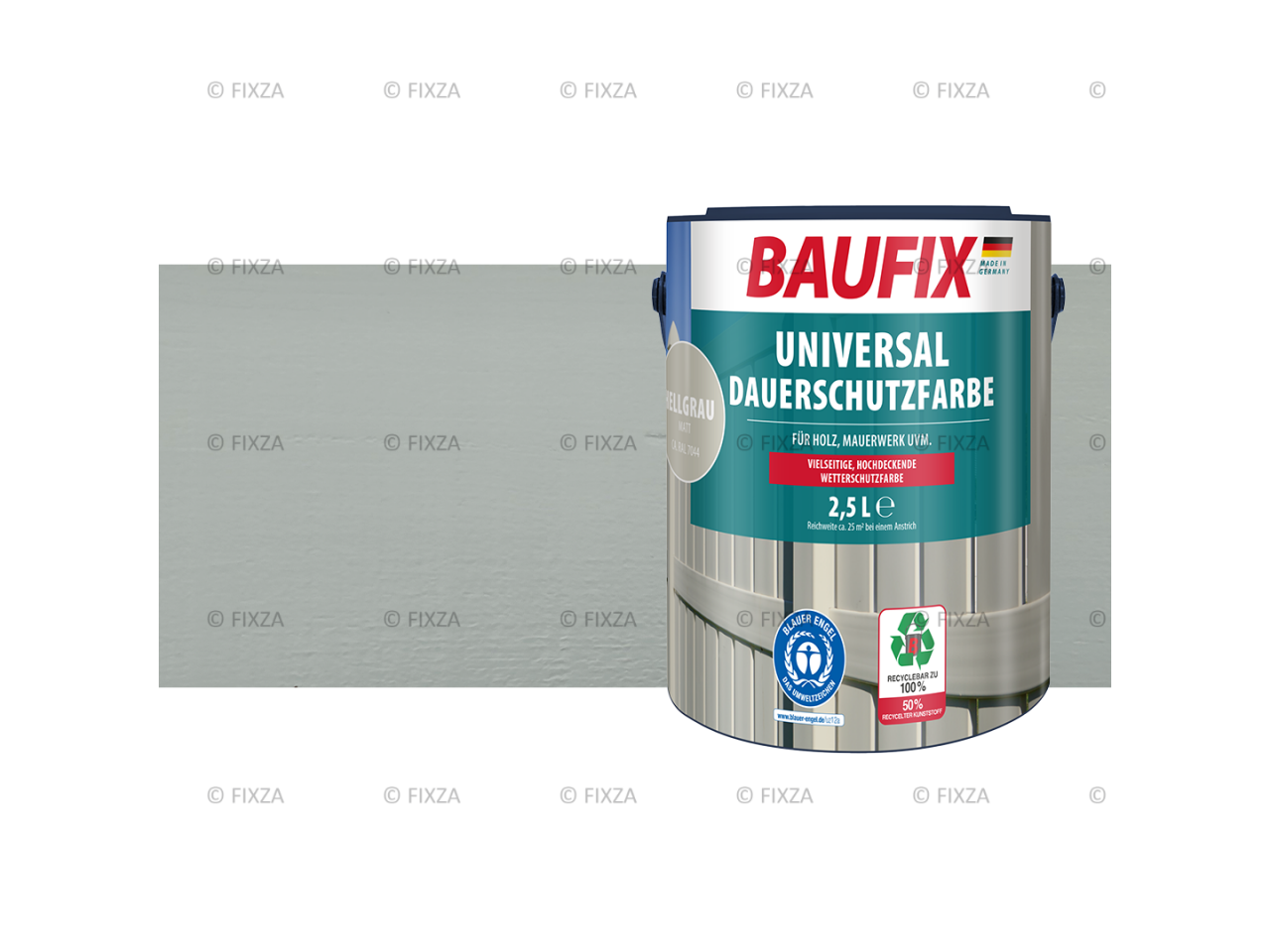 Universele Dekkende Tuinbeits lichtgrijs 2,5 Liter
