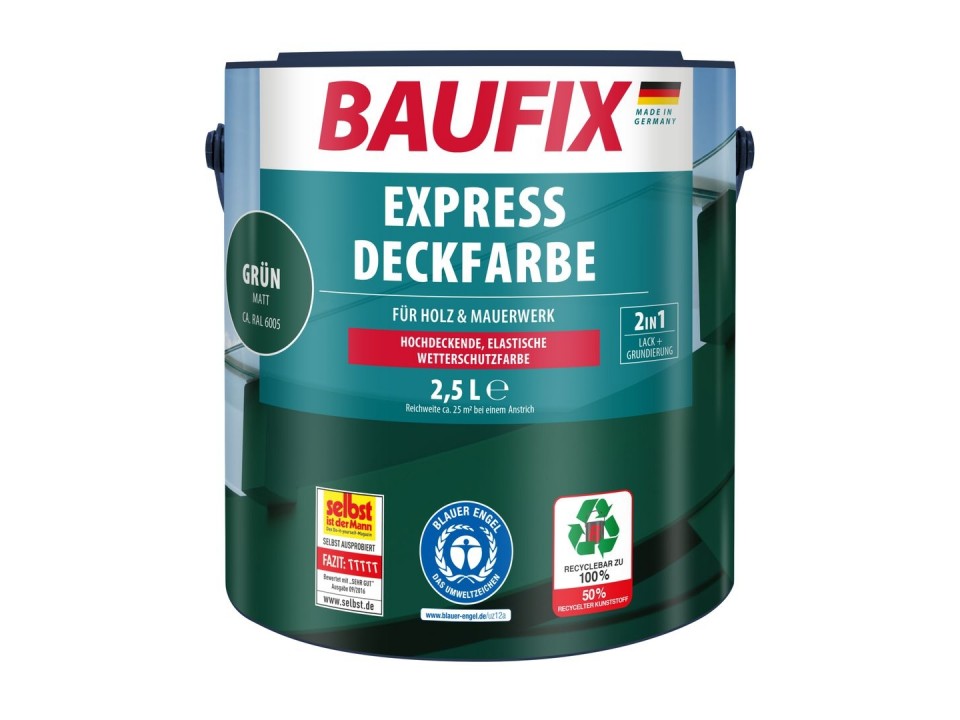 Express Dekkende lakverf groen 2,5 Liter