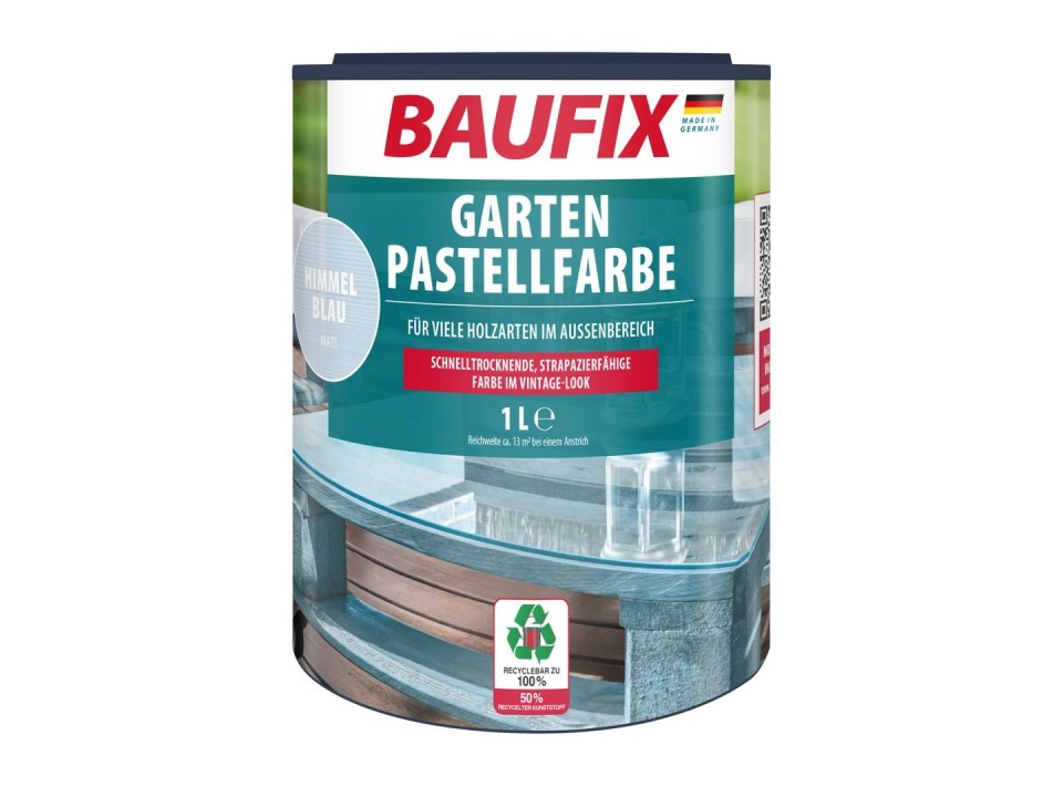 Tuin - & Steigerhoutbeits hemelsblauw 1 Liter