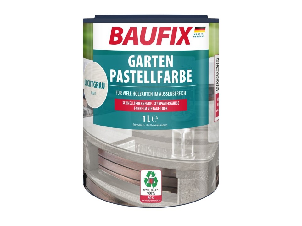 Tuin - & Steigerhoutbeits lichtgrijs 1 Liter