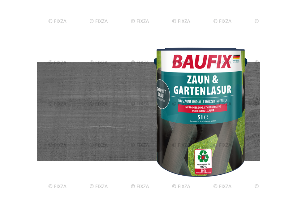Schutting en Tuinbeits grafietgrijs 5 Liter