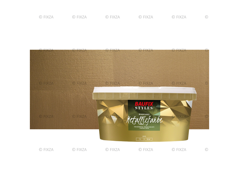 Metallic Verf goud 1 Liter 