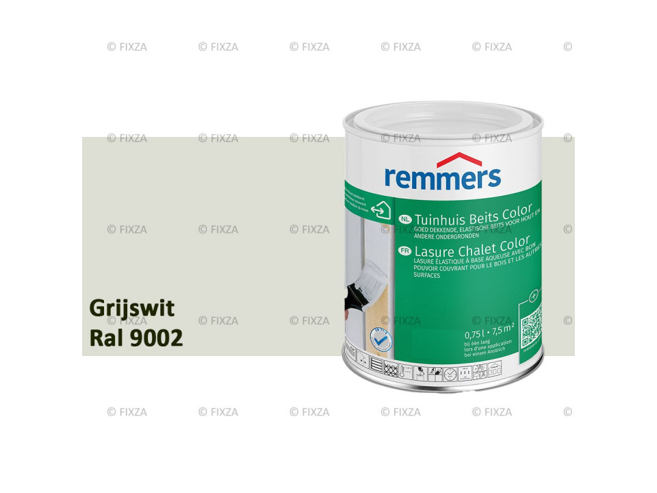 fixza-remmers-tuinhuis-beits-color-ral-9002-grijswit-0,75liter