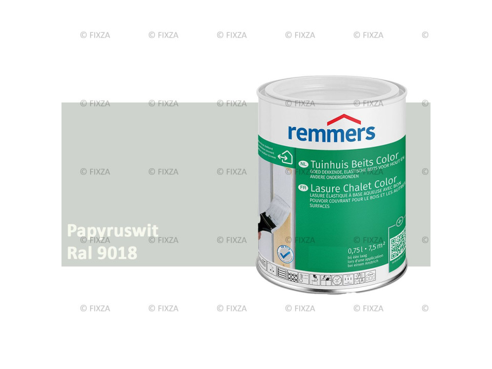 fixza-remmers-tuinhuis-beits-color-ral-9018-papyruswit-0,75liter