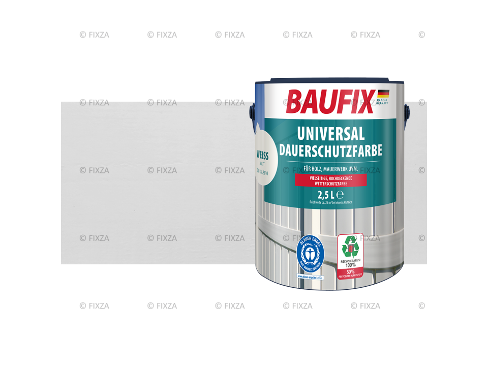 Universele Dekkende Tuinbeits wit 2,5 Liter