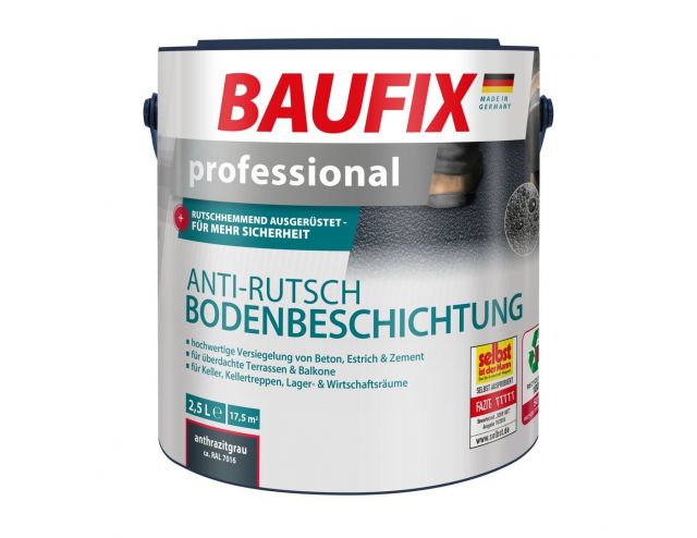 Antislip vloercoating antraciet grijs 2,5 Liter