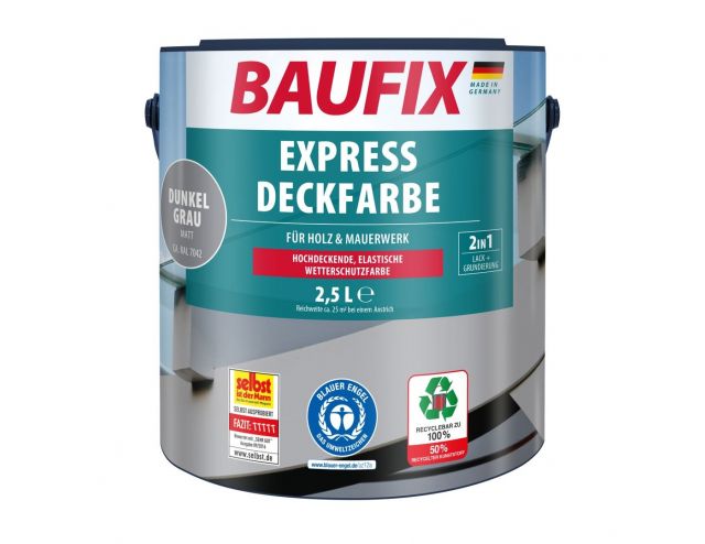 Express Dekkende lakverf donkergrijs 2,5 Liter