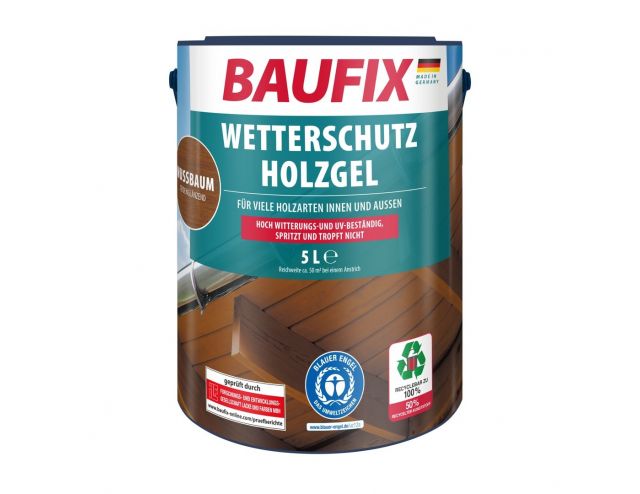 Houtbeschermende Gel- Beits notenbruin 5 Liter