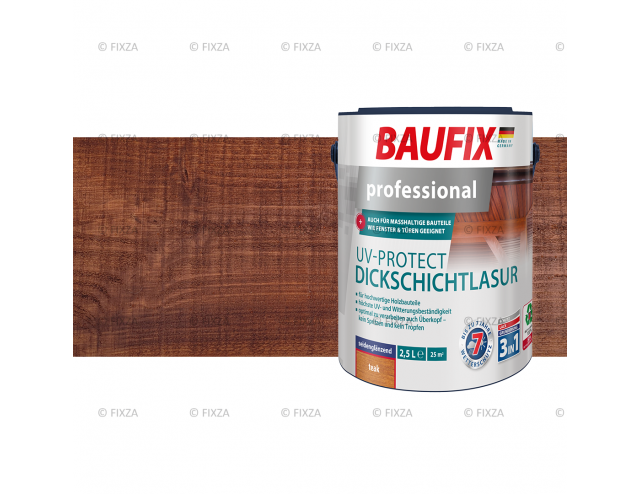 Prof UV-Protect diklaag Lazuur teak 2,5 Liter