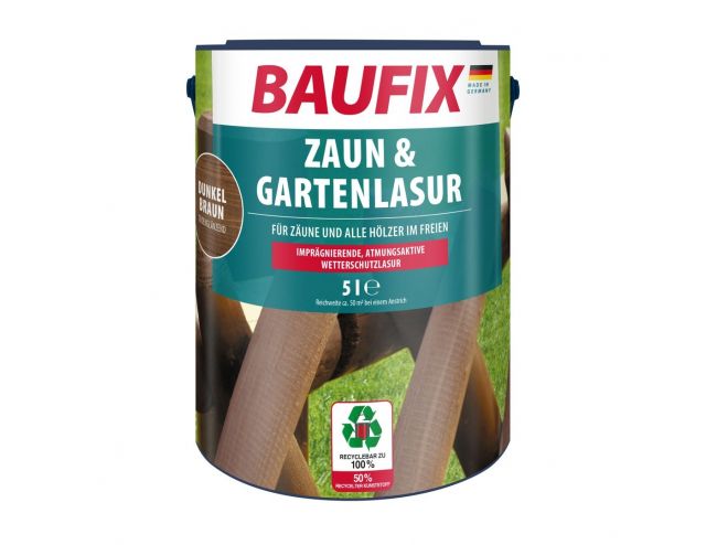Schutting en Tuinbeits donkerbruin 5 Liter
