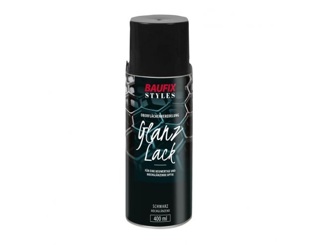 Spuitlak hoogglans zwart 400 ml