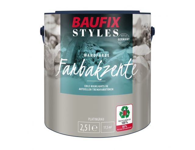 Styles Colour Accents platinagrijs 2,5 Liter