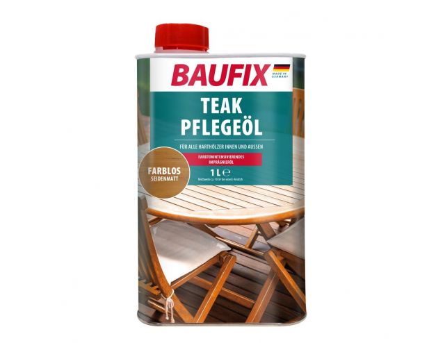 Teak onderhoudsolie kleurloos 1 Liter