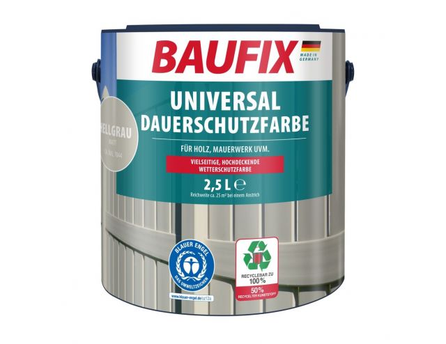 Universele Dekkende Tuinbeits lichtgrijs 2,5 Liter
