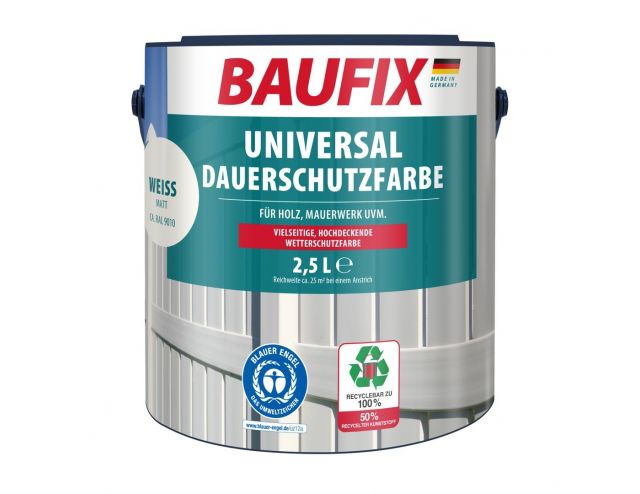 Universele Dekkende Tuinbeits wit 2,5 Liter