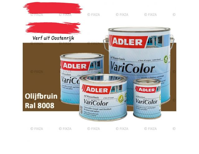 ADLER Varicolor 2in1 RAL  8008 Olijfbruin – Lakverf voor op Hout, Metaal en Kunststof