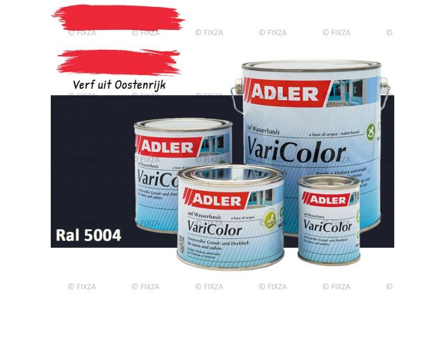 ADLER Varicolor 2in1 RAL 5004 Zwartblauw – Lakverf voor op Hout, Metaal en Kunststof