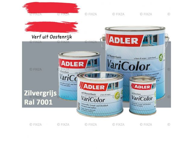 ADLER Varicolor 2in1 RAL 7001 Zilvergrijs – Lakverf voor op Hout, Metaal en Kunststof