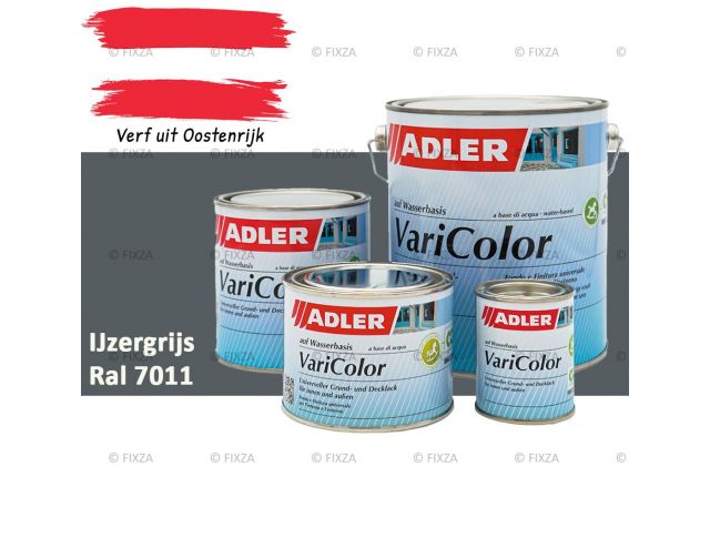 ADLER Varicolor 2in1 RAL 7011 IJzergrijs – Lakverf voor op Hout, Metaal en Kunststof