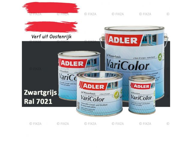 ADLER Varicolor 2in1 RAL 7021 Zwartgrijs – Lakverf voor op Hout, Metaal en Kunststof