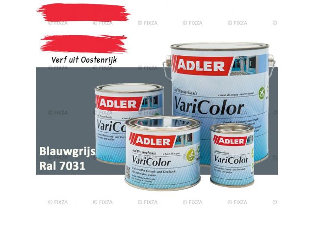 ADLER Varicolor 2in1 RAL 7031 Blauwgrijs  – Lakverf voor op Hout, Metaal en Kunststof