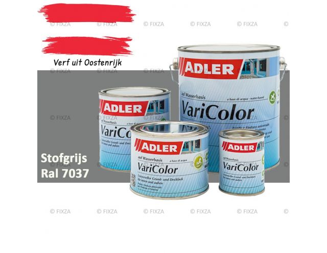 ADLER Varicolor 2in1 RAL7037 Stofgrijs – Lakverf voor op Hout, Metaal en Kunststof