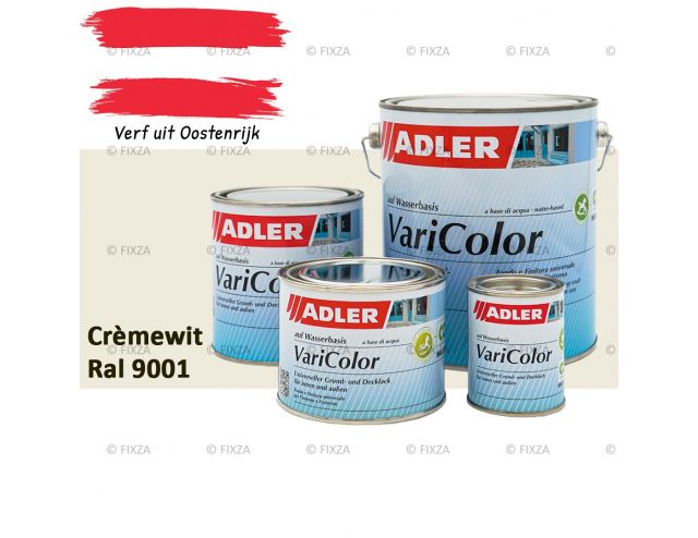 ADLER Varicolor 2in1 RAL 9001 Cremewit – Lakverf voor op Hout, Metaal en Kunststof