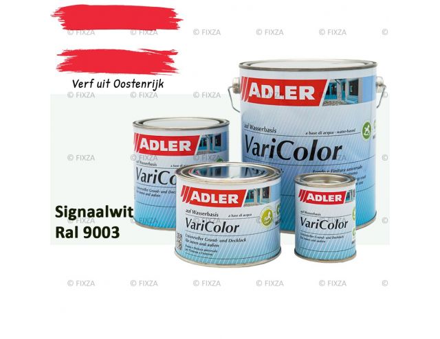 ADLER Varicolor 2in1 RAL 9003 Signaalwit – Lakverf voor op Hout, Metaal en Kunststof