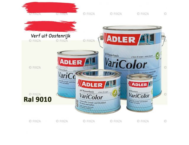 ADLER Varicolor 2in1 RAL 9010 Zuiver Wit – Lakverf voor op Hout, Metaal en Kunststof
