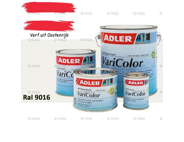 ADLER Varicolor 2in1 RAL 9016 Verkeerswit – Lakverf voor op Hout, Metaal en Kunststof
