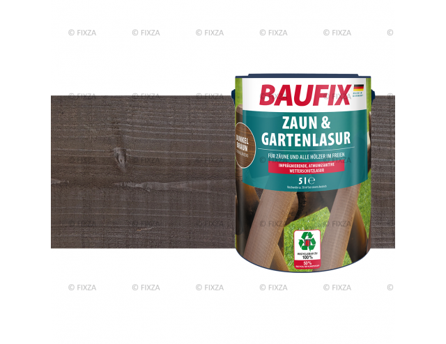Schutting en Tuinbeits donkerbruin 5 Liter