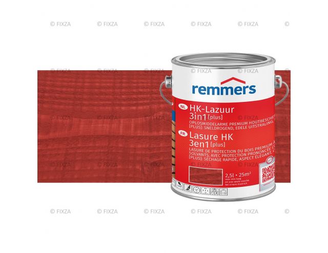 HK-Lazuur 3in1 Plus Houtbeits Canadees Rood, premium houtbeschermende beits 