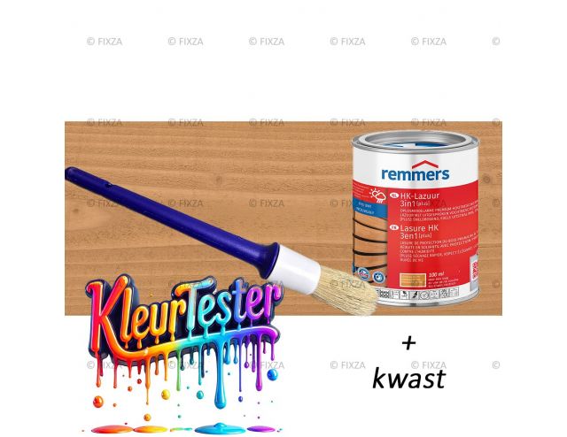 Kleurtester HK-Lazuur 3in1 Plus Houtbeits Douglas, premium houtbeschermende beits 