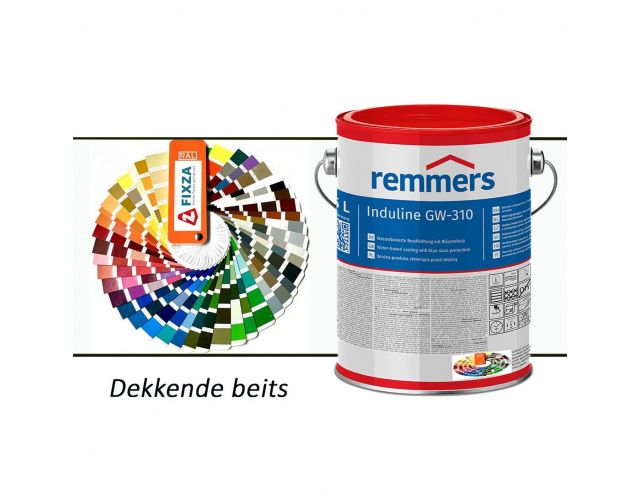 Induline GW-310 Houtbeits Dekkende RAL kleuren, watergedragen houtbeschermende beits 
