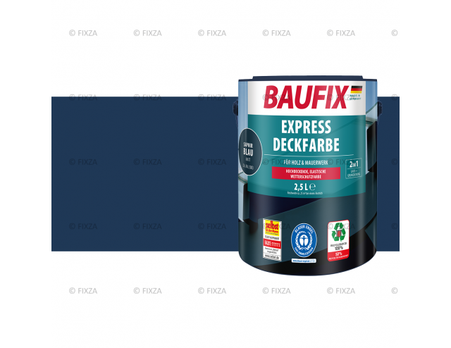 Express Dekkende lakverf saffierblauw 2,5 Liter