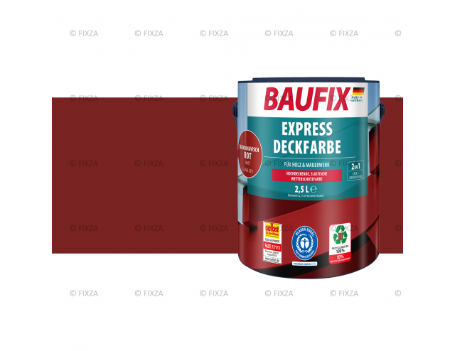 Express Dekkende lakverf  Scandinavisch rood 2,5 Liter