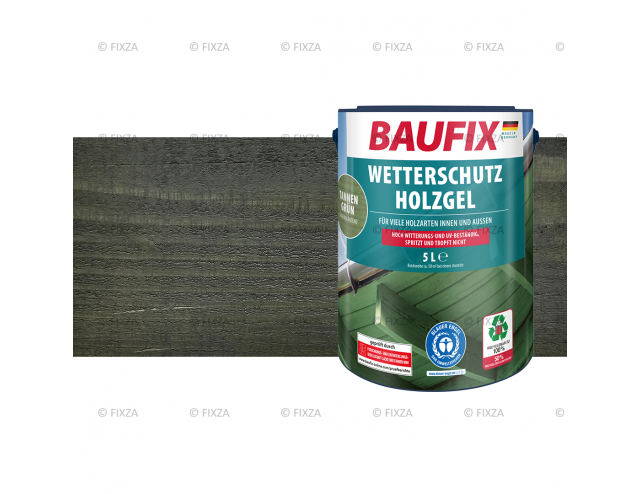 Houtbeschermende Gel- Beits dennengroen 5 Liter