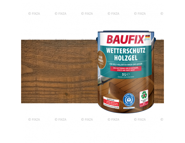Houtbeschermende Gel- Beits donker eiken 5 Liter