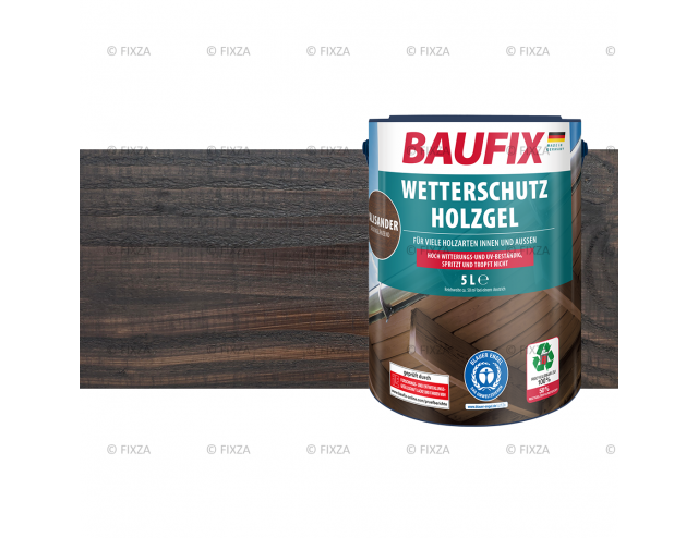 Houtbeschermende Gel- Beits palissander 5 Liter