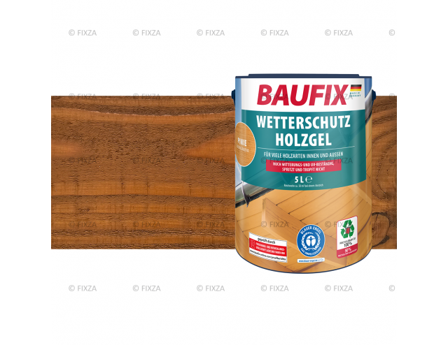 Houtbeschermende Gel- Beits pine 5 Liter