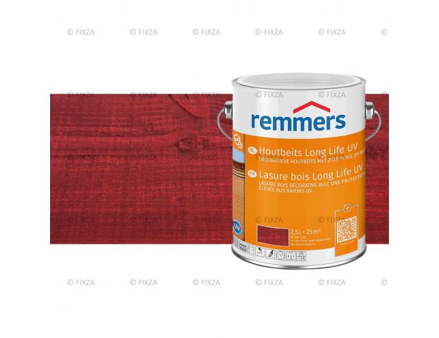 Long Life Houtbeits UV Scandinavisch Rood, houtbeits met zeer hoge UV-bescherming